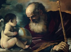 Gud Faderen og Englen, 1620 af Guercino