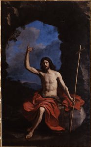 Guercino, Johannes Døberen i ørkenen, 1650 af Guercino