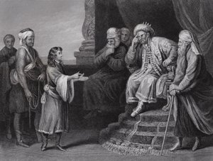 Joseph interpreting Pharoah