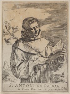 Sankt Antonius af Padova af Guercino
