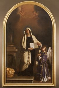Saint Francesca Romana, 1656 af Guercino