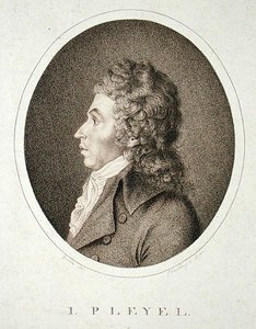 Ignaz Joseph Pleyel (1757-1831) graveret af F.W. Nettling af Guerin (after)