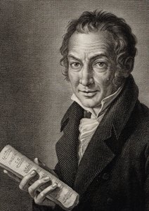 Portræt af komponisten Nicola Antonio Zingarelli 1752-1837, 1816. af Guglielmo Morghen
