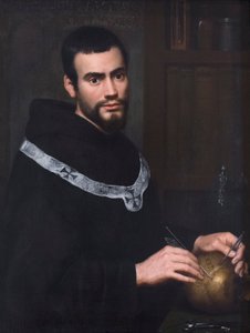 Portræt af en ung munk af Guido Cagnacci