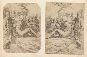 Begravelse, ca. 1595-1600. af Guido Reni