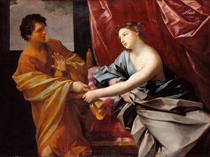 Josef og Potifars kone af Guido Reni