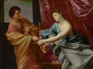 Josef og Potifars hustru af Guido Reni