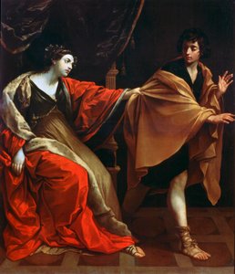 Josef og Potifars kone, c1626 af Guido Reni