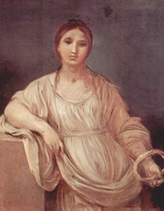 Portræt af pige med krone af Guido Reni