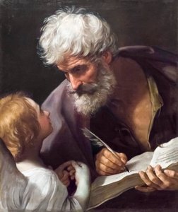 Sankt Matthæus Evangelisten af Guido Reni