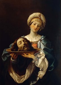 Salome holder Johannes Døberens hoved, ca 1638. af Guido Reni