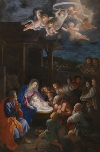 Hyrdernes tilbedelse, ca. 1640. af Guido Reni