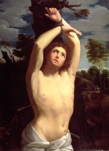 Sankt Sebastian af Guido after Reni