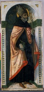 St. Augustine, ca. 1500 (tempera på træ) af Guidoccio di Giovanno Cozzarelli