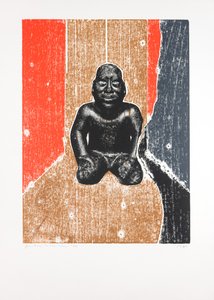 Invisible Room nº10, 2019 (træsnit og silketryk)