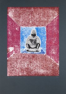 Invisible Room nº2, 2019 (træsnit og silketryk)