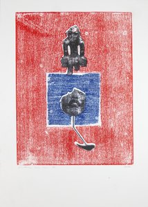 Invisible Room nº3, 2019 (træsnit og silketryk)
