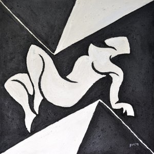 Lygia Nº1, 2015 (olie på lærred) af Guilherme Pontes