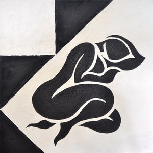 Lygia Nº2, 2015 (olie på lærred) af Guilherme Pontes