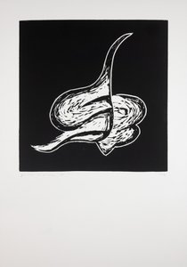 Liggende, 2019 (linosnit)