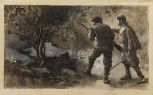 Kennybol og Guldon Stayper, ca. 1889 (olie på lærred) af Guillaume Albert Demarest