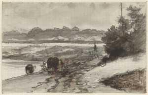 Landskab af Guillaume Anne van der Brugghen
