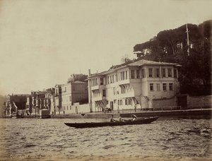 Bygninger langs Tarabya-bugten ved Marmarahavet, Tyrkiet
