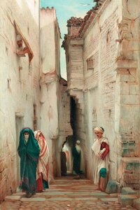 En hemmelig beundrer, 1873 af Guillaume Charles Brun