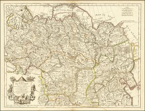 Kort fra 1706 - Kort over Tartariet af Guillaume Delisle