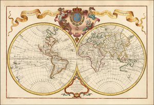 Verdenskortet fra 1720 - Mappemonde a l
