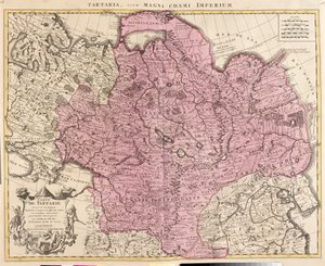 Kort over Tartaria (Centralasien, Sibirien, Turkestan, Mongoliet og Manchuriet) (radering