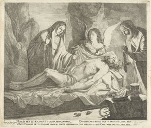 Kristi begravelse af Guillaume Duvivier