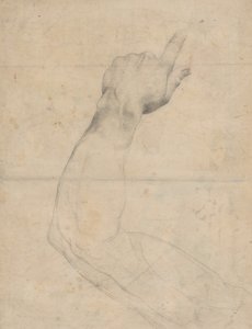 Studie af en arm [verso]