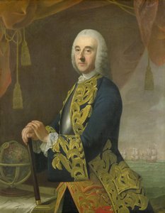 Portræt af viceadmiral Hendrik Lijnslager af Guillaume de Spinny
