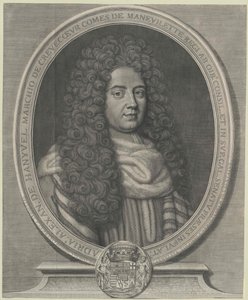 Adrien-Alexandre marquess Comte de Manevilette Crevecoeur (tryk) af Guillelmus Vallet
