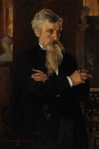 Portræt af August Schauman, journalist