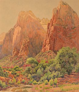 Patriarkerne, Zion National Park, 1924.