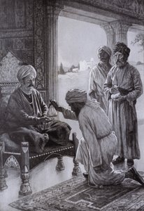 Lignelse om talenterne (litho)
