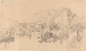 Udsigt over Capri af Gustaf Wilhelm Palm
