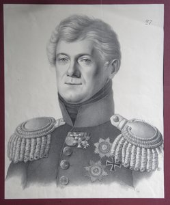 Portræt af prins Dmitrij Vladimirovich Golitsyn 1771-1844, 1820