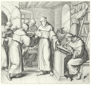 Martin Luther, vikar for Sachsen og Thüringen (stik) af Gustav Ferdinand Leopold Konig