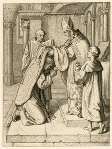 Martti Luther on vihitty papiksi af Gustav Ferdinand Leopold Konig
