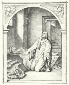 Martin Luther med sin datter Magdalenas døde krop, 1542