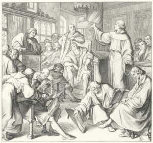 Leipzig-debatten, Andreas Karlstadt, Johann Eck og Martin Luther, 1519