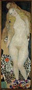 Adam og Eva af Gustav Klimt