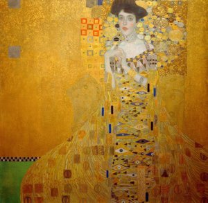 Portræt af Adele Bloch-Bauer I af Gustav Klimt