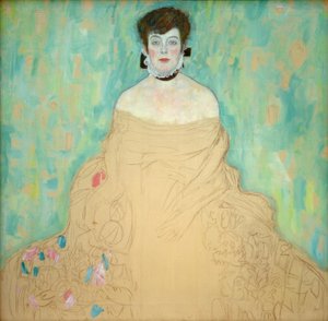 Portræt af Amalie Zuckerkandl af Gustav Klimt