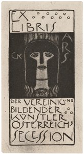 Bogplade fra Ver Sacrum, udgivet 1898-99 af Gerlach, Schenk og Seeman af Gustav Klimt