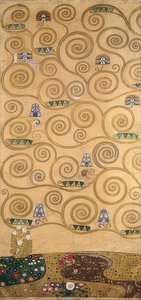 Design til stoclet-frisen. Detalje. 1905/09 af Gustav Klimt