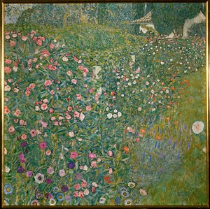 Italiensk havelandskab af Gustav Klimt